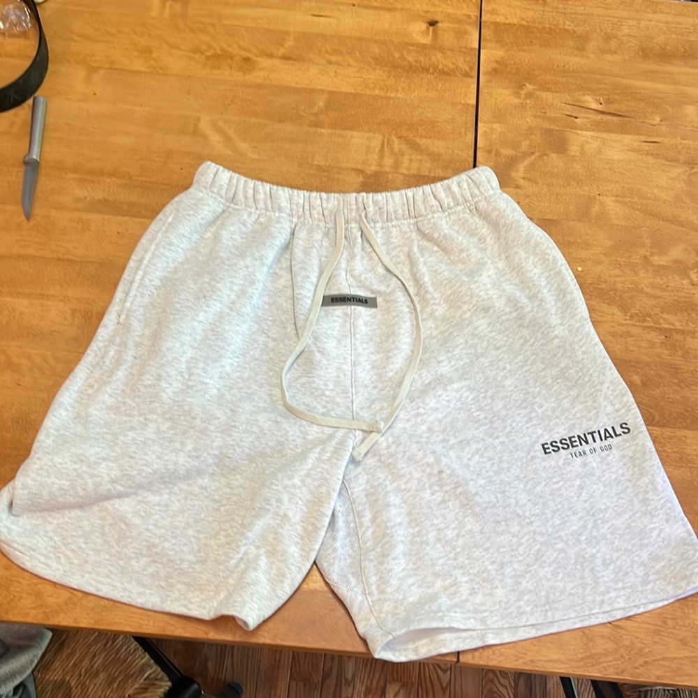 Essentials Fear of God Heather Gray Shorts